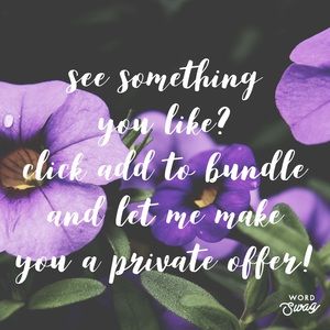 Reasonable offers welcome!!